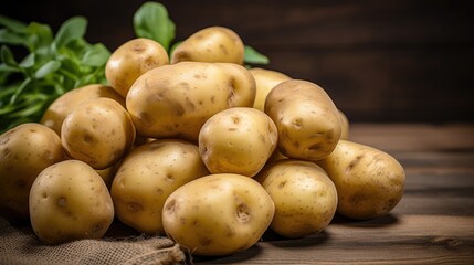 Potatoes. An all-rounder of nutrients. Generative AI