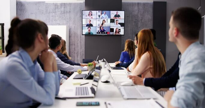 Online Video Conference Call