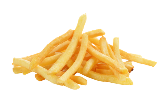 French fries on transparent png