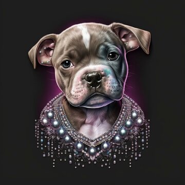 Pitbull Diamond Painting 