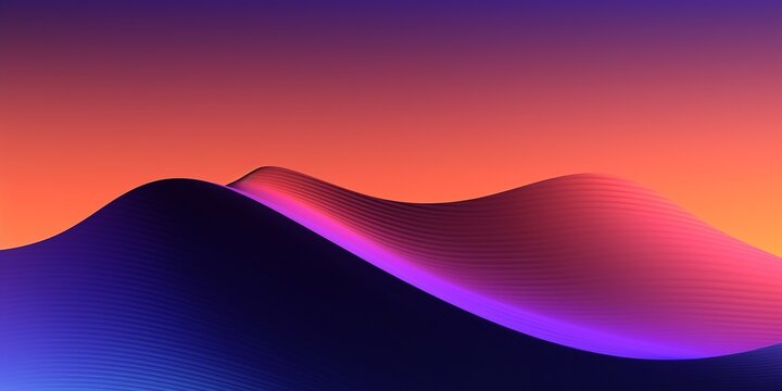 Abstract wave light wallpaper illustration design background Created with generative Ai technology