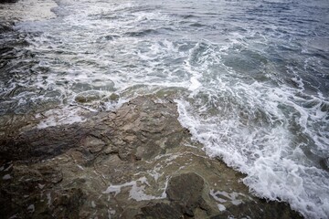 seaside town looking over the water and beach