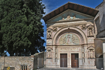 Fototapeta na wymiar Perugia, Oratorio di San Bernardino e di Sant'Andrea o della Giustizia - Umbria