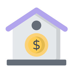 Cost Of Living Flat Icon
