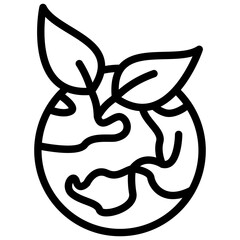 Ecology vector icon style