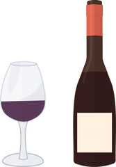 ワインとグラスのセット_２