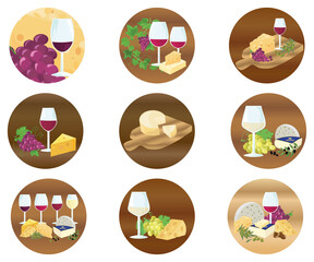 wine and cheese