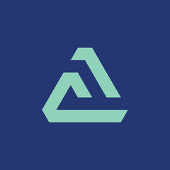 Modern Minimalist A Letter Logo Design