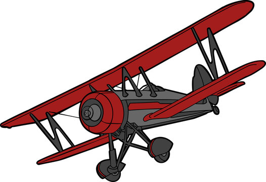 propeller plane flying in the sky 