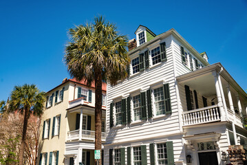 Historical downtown area of Charleston, South Carolina, USA