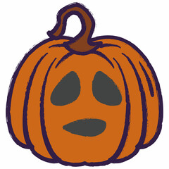 Pumpkin holiday halloween decoration design.