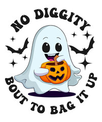 Retro Halloween.  No diggity bout to bag it up