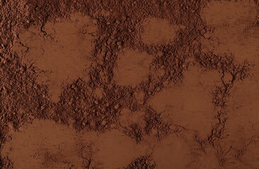 Cocoa powder background and texture