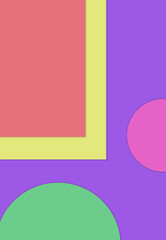 colorful flat abstract geometric background for wallpaper cover design