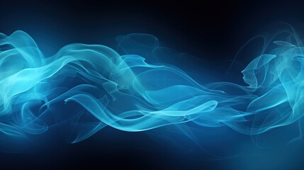 Fototapeta premium Beautiful smoke flying AI generated image