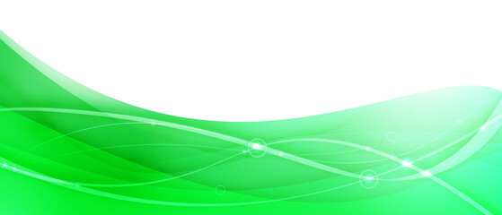 Abstract green  wavy background. Graphic design template for brochure, website, mobile app, leaflet