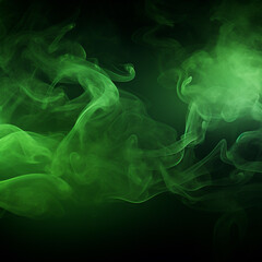 Obraz premium green smoke pattern background