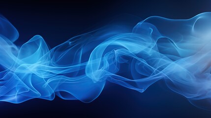 Obraz premium Beautiful smoke flying AI generated image