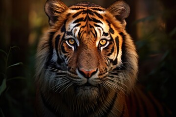 Fototapeta premium portrait of a bengal tiger