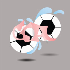 illustration text goal vector eps 10
