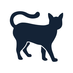 sillhouette cat day illustration