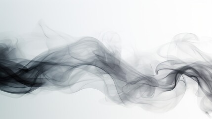 Beautiful smoke flying AI generated image