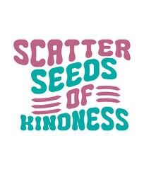 kindness Vector, Elements and Craft Design.