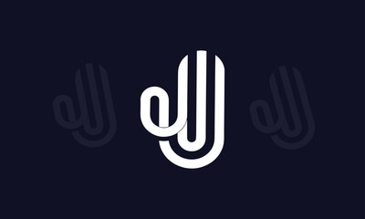 Fototapeta na wymiar Allah typography in Arabic calligraphy