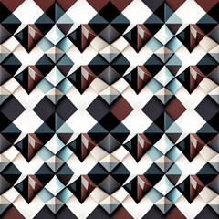 Seamless geometric pattern. Generative AI