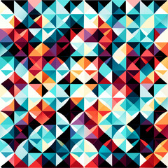 Seamless geometric pattern. Generative AI