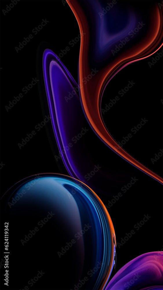 Poster abstract colorful background with gradient display, luxury abstract for a mobile screen concept