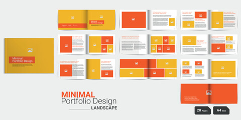 Minimal Portfolio Design Architecture Portfolio Brochure Portfolio Design 