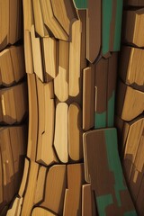 Abstract Wood Planks