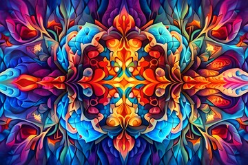 abstract colorful background AI Generated 