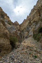 A Rock Fall in the Mountains of Valle de Las Animas (Spirits' Valley)
