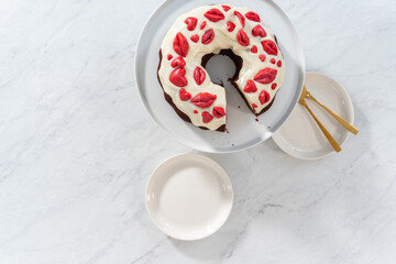 Red velvet bundt cake