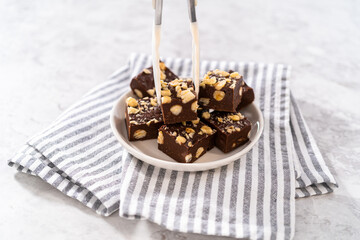 Chocolate hazelnut fudge