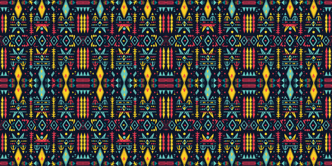 Seamless batik pattern,Seamless tribal batik pattern,and Seamless motif pattern resemble ethnic boho, Aztec,and ikat styles.designed for use in satin,wallpaper,fabric,curtain,carpet,Batik Embroidery