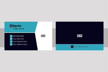  Business card template layout design. Modern creative and clean business card design template, visiting card. Vector business card template. Visiting card for business and personal use.