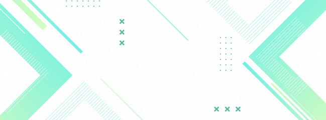 banner background. colorful, blue and green, slash random, halftone, memphis, asbtract  eps 10