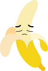 Guilty Banana Face Close Eye