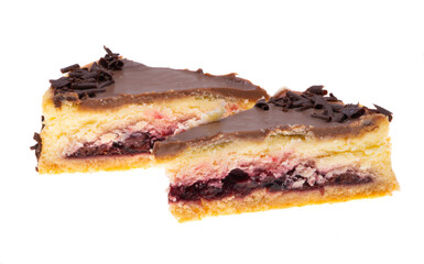 cheesecake cake isolated