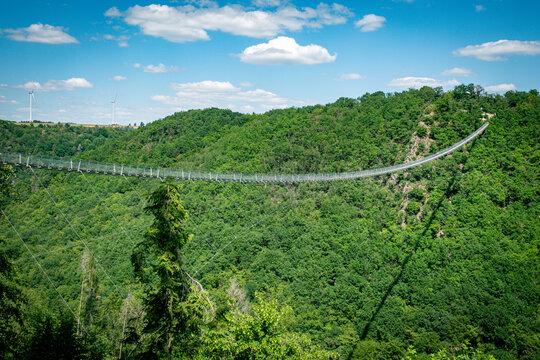 the geierlay the longest suspension bridge in germany
