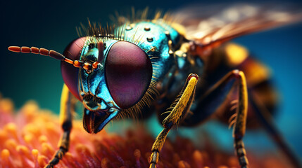 Macro shot of an insect

Generative AI