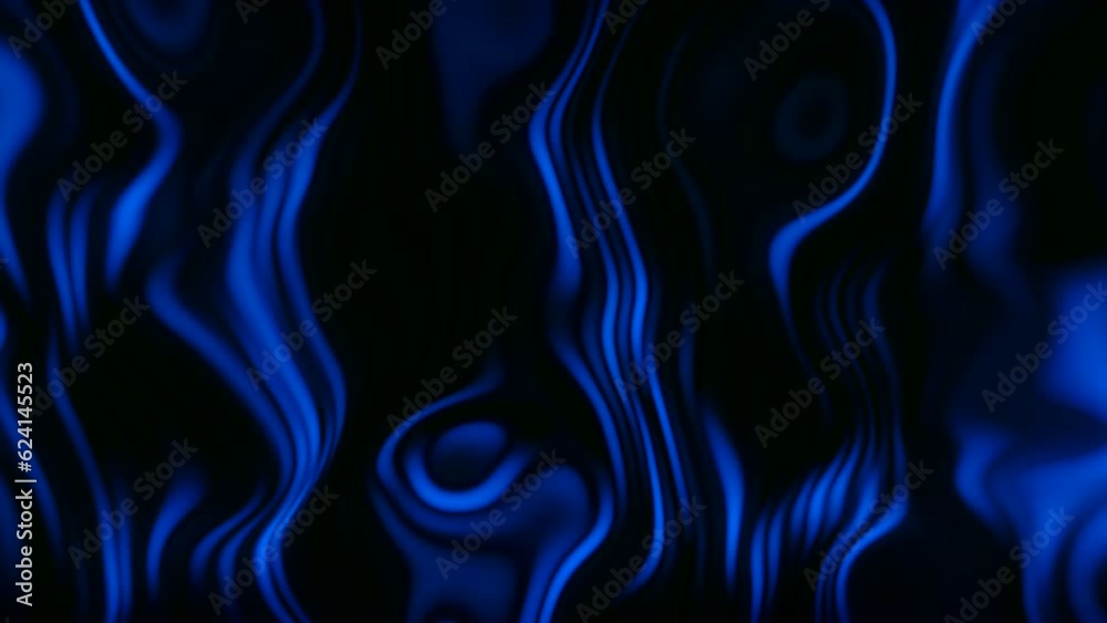 Poster hypnotic animation with linear pattern. motion. beautiful shimmering pattern with wavy lines and hyp