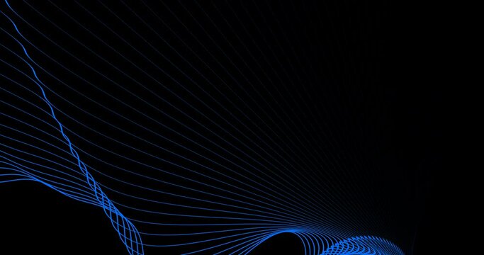 Abstract glowing blue laser rays. stripe line art design. Modern shiny diagonal rounded lines pattern. Futuristic technology concept. lines wave abstract stripe design