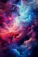 Fototapeta na wymiar Colorful space galaxy cloud 