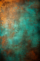 Copper patina background 