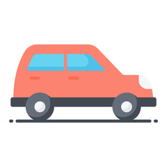 Automobile Flat Icon