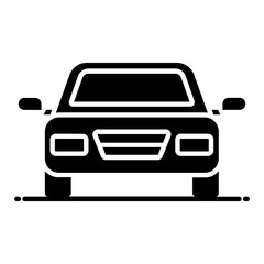 Car Glyph Icon